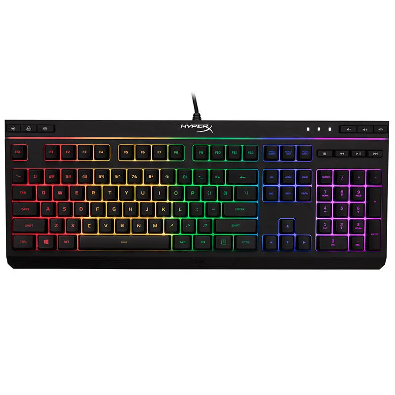 KINGSTON HyperX Alloy Core RGB E-sports игровая клавиатура металлическая панель механическая клавиатура динамические эффекты водостойкая клавиатура