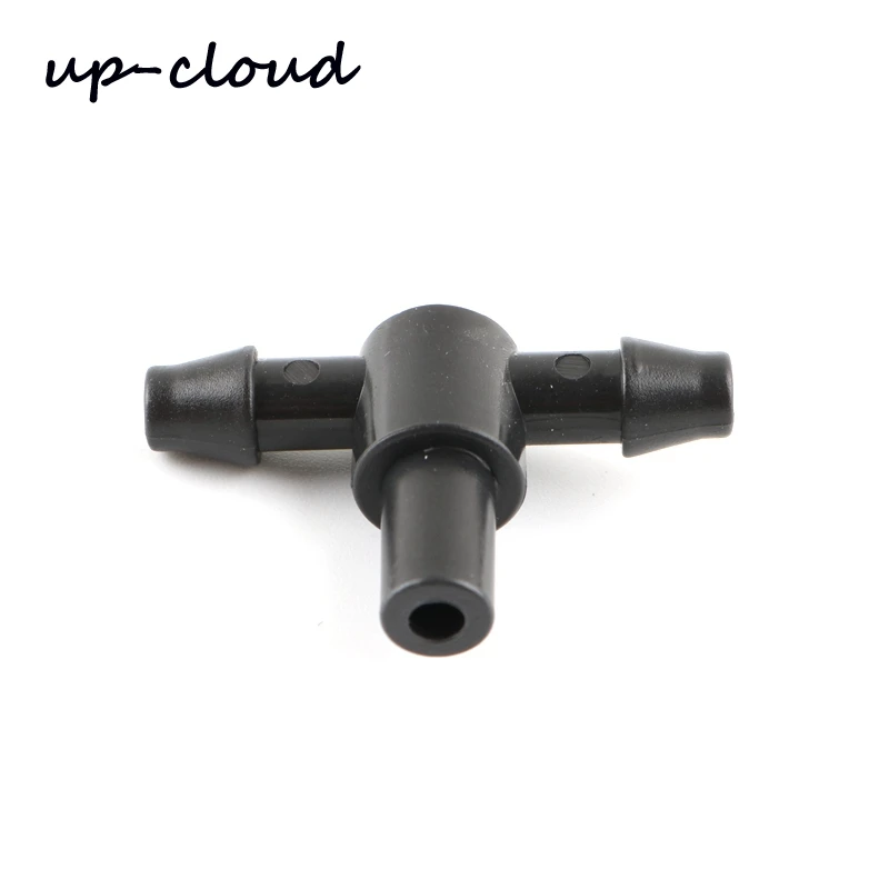 

30pcs UP-CLOUD 4/7mm-6mm Barbed Garden Hose Tee Connector Inside 6mm Dripper Sprinkler Adapter Garden Micro Watering Irrigation