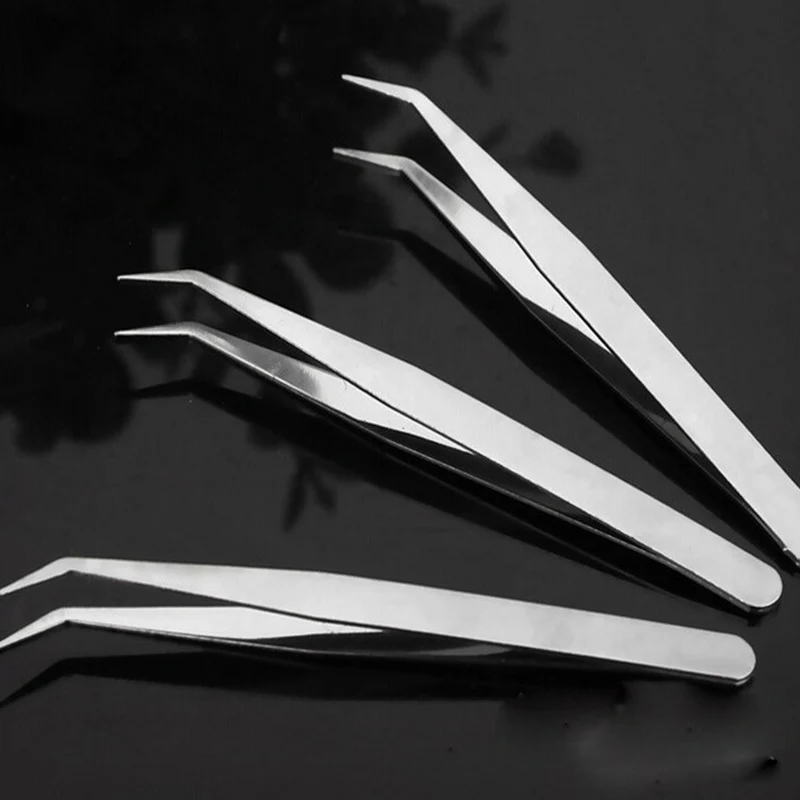 

1Pcs Straight Elbow Stainless Steel Tank Pinzas Tweezers Pliers Aquarium Tool Fish Aquatic Plants Forceps Clip Diamond Painting