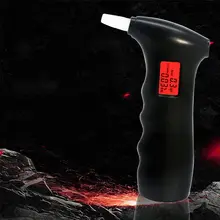 Цифровой спиртовой тестер для дыхания Портативный Профессиональный Точный светодиодный ЖК-тестер для дыхания