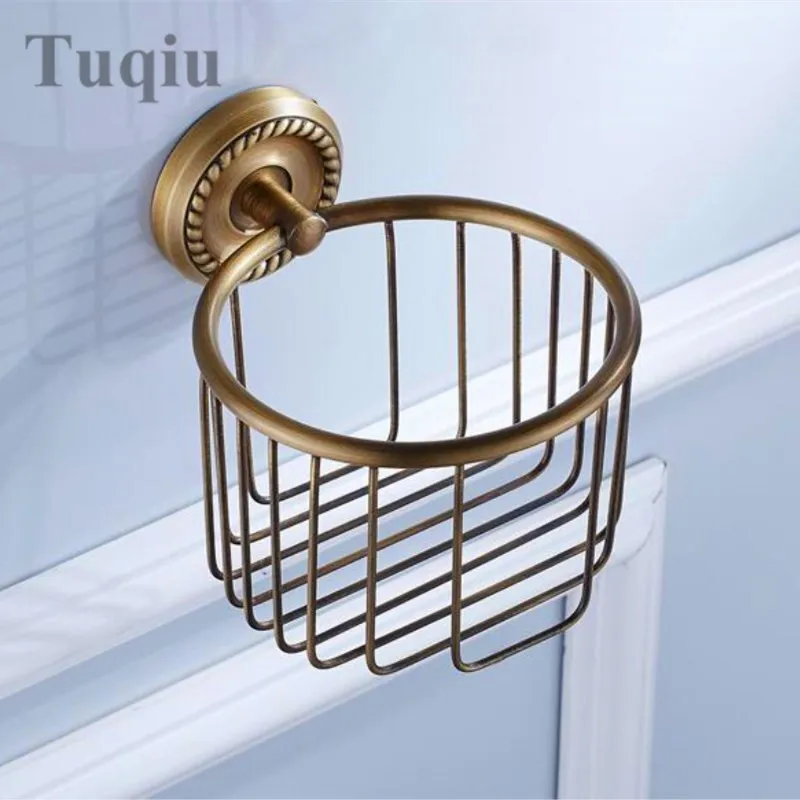 Wall Mounted Antique Bronze Finish Bathroom Accessories Toilet Paper