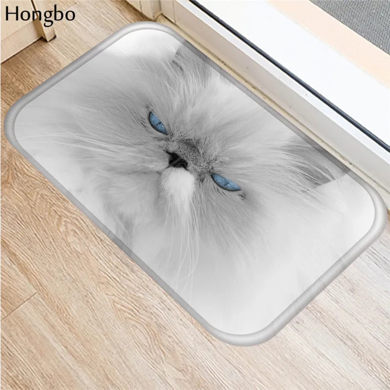 Hongbo Kawaii Добро пожаловать коврики животные Кот Печать Ванная комната Кухня