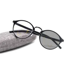 Круглые прогрессивные многофокальные очки для чтения, солнечные фотохромные уличные оптические очки по рецепту, готовые очки для чтения NX