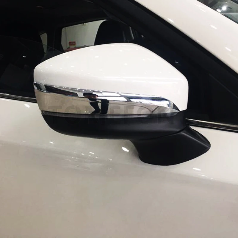 TOMEFON для Mazda CX-8 CX8 CX-9 боковые двери заднего вида Чехлы для зеркал наклейки Стайлинг Литье ABS хром