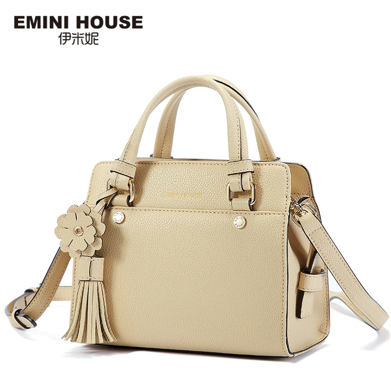 EMINI HOUSE сумка с кисточками роскошные сумки женские сумки дизайнерские сумки через плечо для женщин сумка через плечо сумка-мессенджер