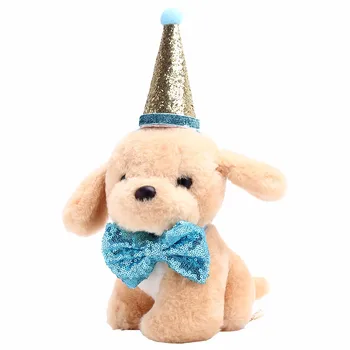 

Caps For Dogs Pet Cat Dog Birthday Bowknots Costume Headwear Cap Hat Teddy Poodle Kawaii Party Costume Sets Pets Accessories