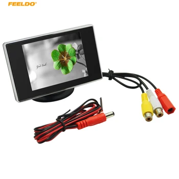 

FEELDO 3.5inch TFT LCD Car Rear View Parking Monitor Display for DVD VCR VCD Backup Camera