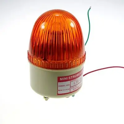 

(1)12VDC 24VDC 220VAC Yellow RED blue green Caution Light MINI Beacon Warning Signal Light Lamp Spiral Fixed