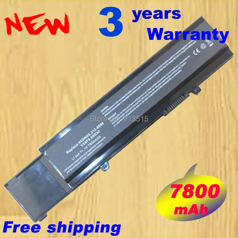 

9 Cell 7800mAh BATTERY for DELL Vostro 3500 3400 3700 Y5XF9 7FJ92 C 4JK6R 04GN0G 0TXWRR CYDWV 312-0997 312-0998 +free shipping
