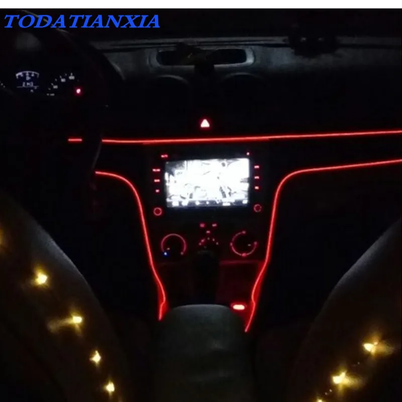 

2019 heat Car Interior Atmosphere Lights Styling For lada granta kalina vesta priora largus 2110 niva 2107 2106 2109 vaz samara