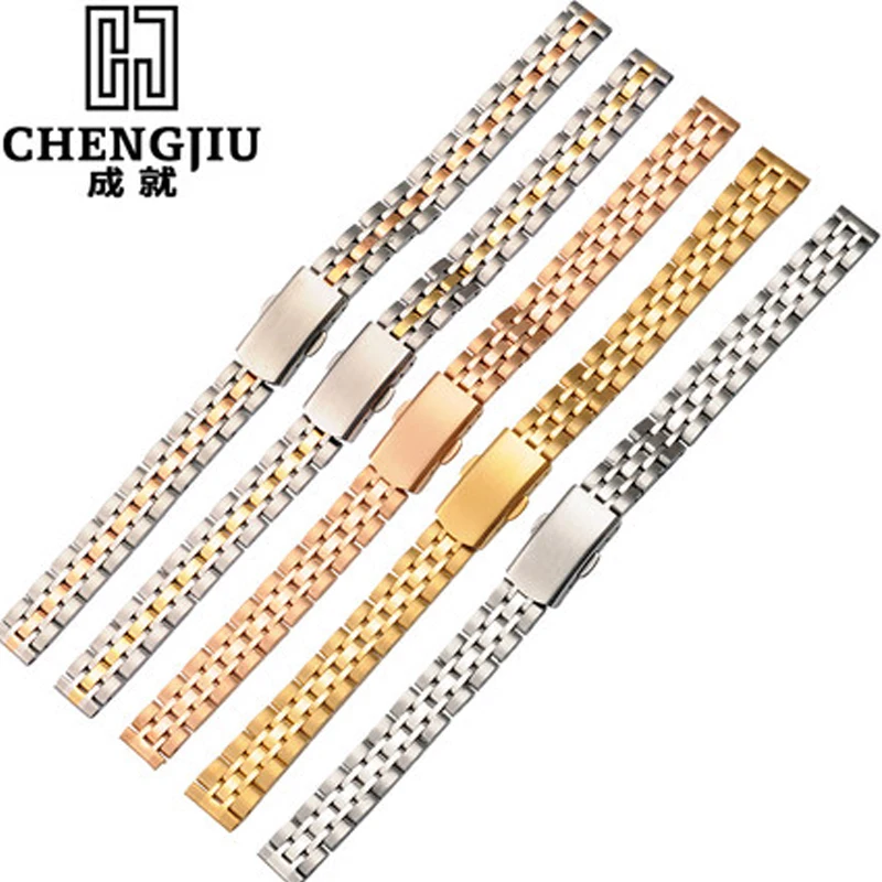 

Stainless Steel Ladies Watch Strap For Longines/Daniel Wellington Watches Men Top Brand Bracelet Metal Watch Band For Womens