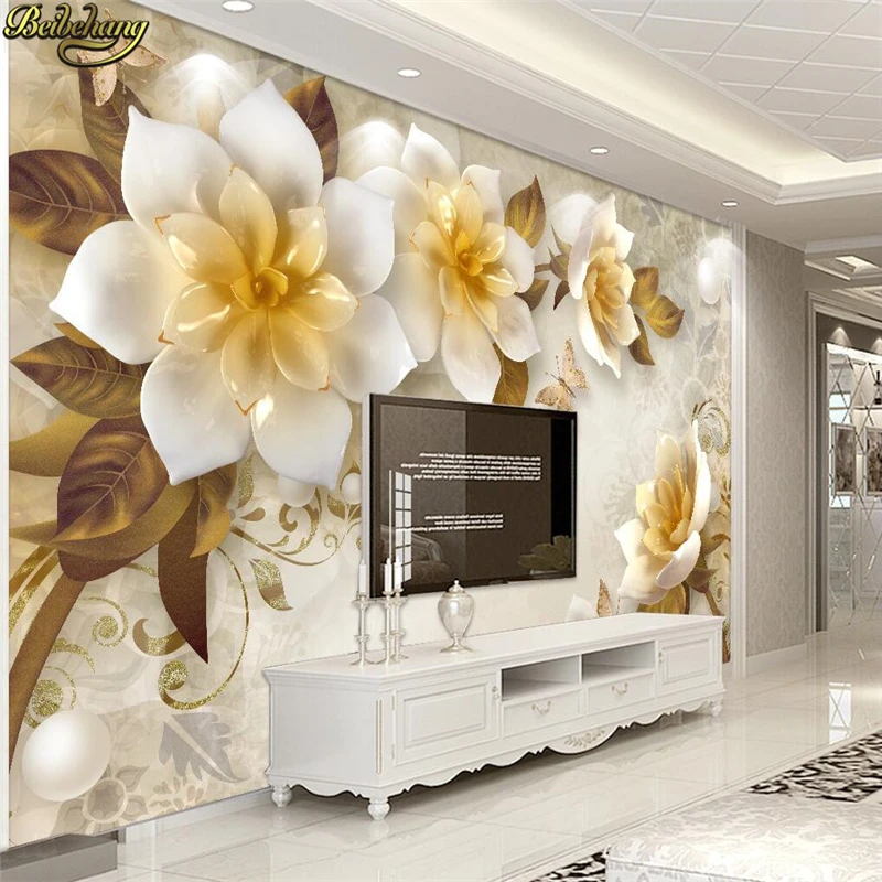 

3d обои для дома с рельефным изображением камелии на заказ, рулон обоев для спальни, ТВ фон, обои, фрески