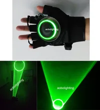 New 532nm Green Laser Gloves Vortex Effect Stage Laser lights Chargable DJ Party laser lighting left
