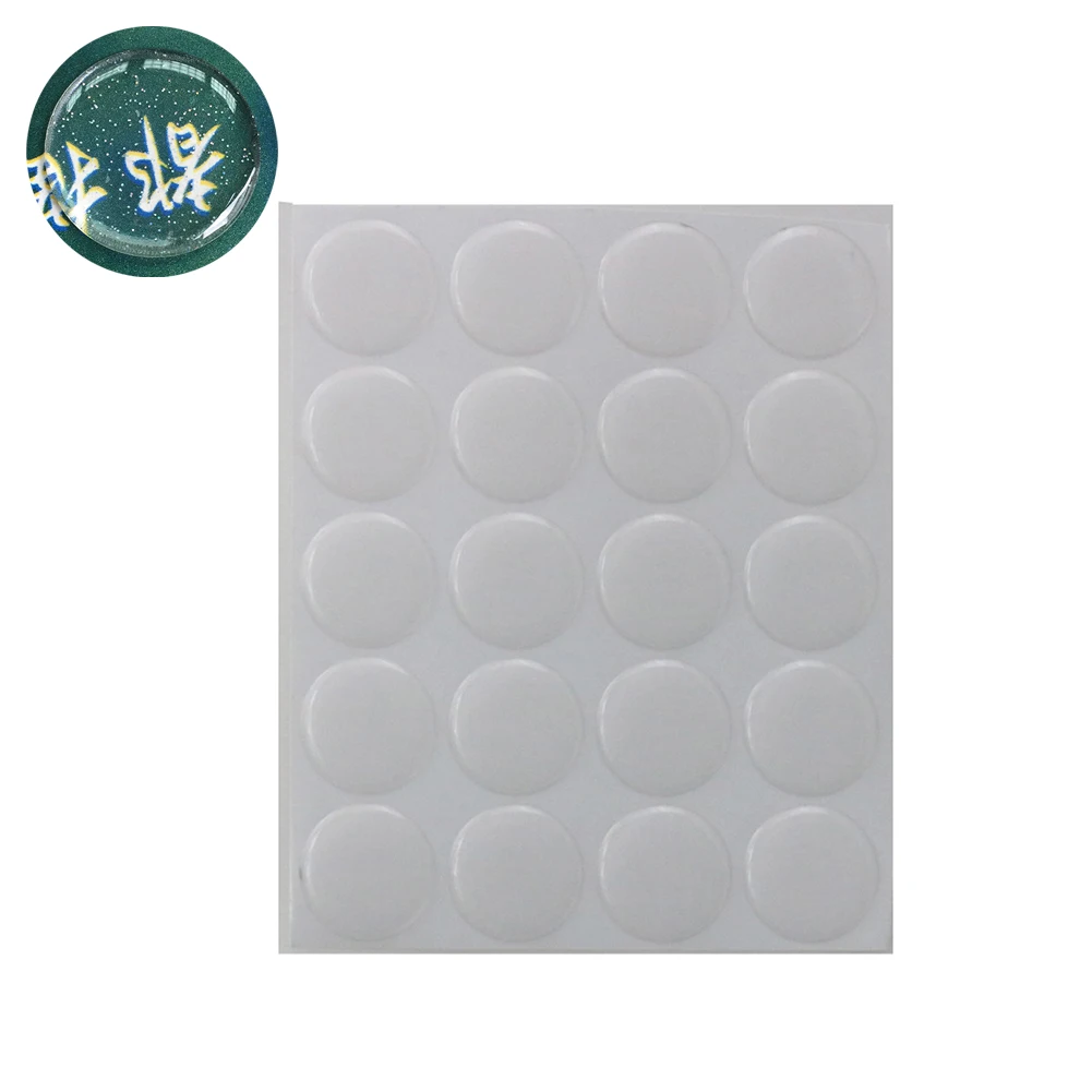 

Bottle Cap 3D Round Stickers Epoxy Patch Circles Crafting Dots Resin PVC DIY Transparent