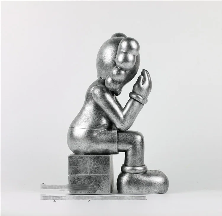 High Quality 16inch Original fake Kaws Companion Passing Thought Action Figure With Retail Box