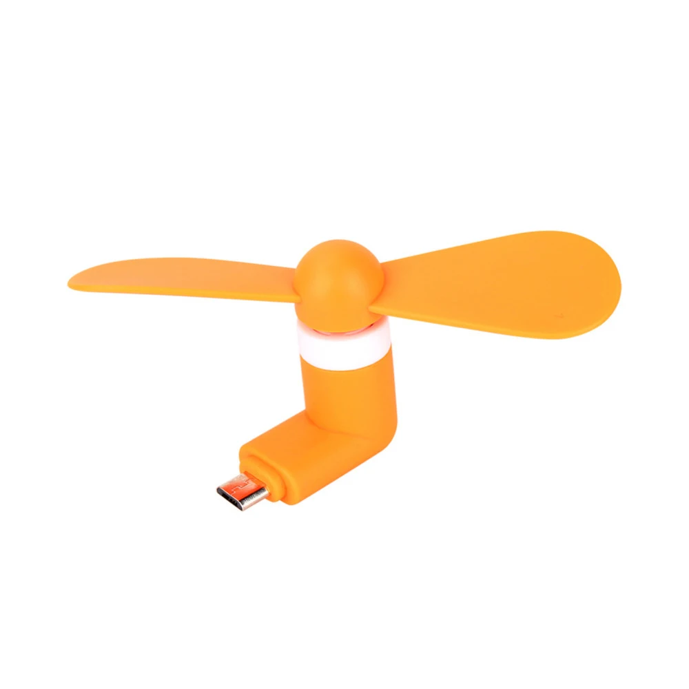 Лучший 5Pin Портативный гибкий Вентилятор охлаждения Мини Супер беззвучный Авто держатели для ноутбука USB кулер для Android телефонов USB - Цвет: Orange