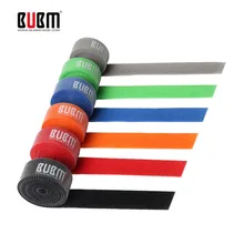 BUBM 6 шт многоразовые разноцветные кабельные стяжки, ремни для крепления шнура, управление проводным органайзером, шнур для домашнего офиса планшета