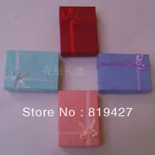 32 шт./лот, набор украшений 8*11 см, коробка, ожерелье/серьги/кольцо, Подарочная коробка, упаковка для ювелирных изделий, Подарочная коробка