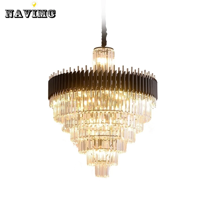 

Light Perfect Crystal Chandelier Dining Room Table Club Bar Nordic Modern Decorative Led Lamps