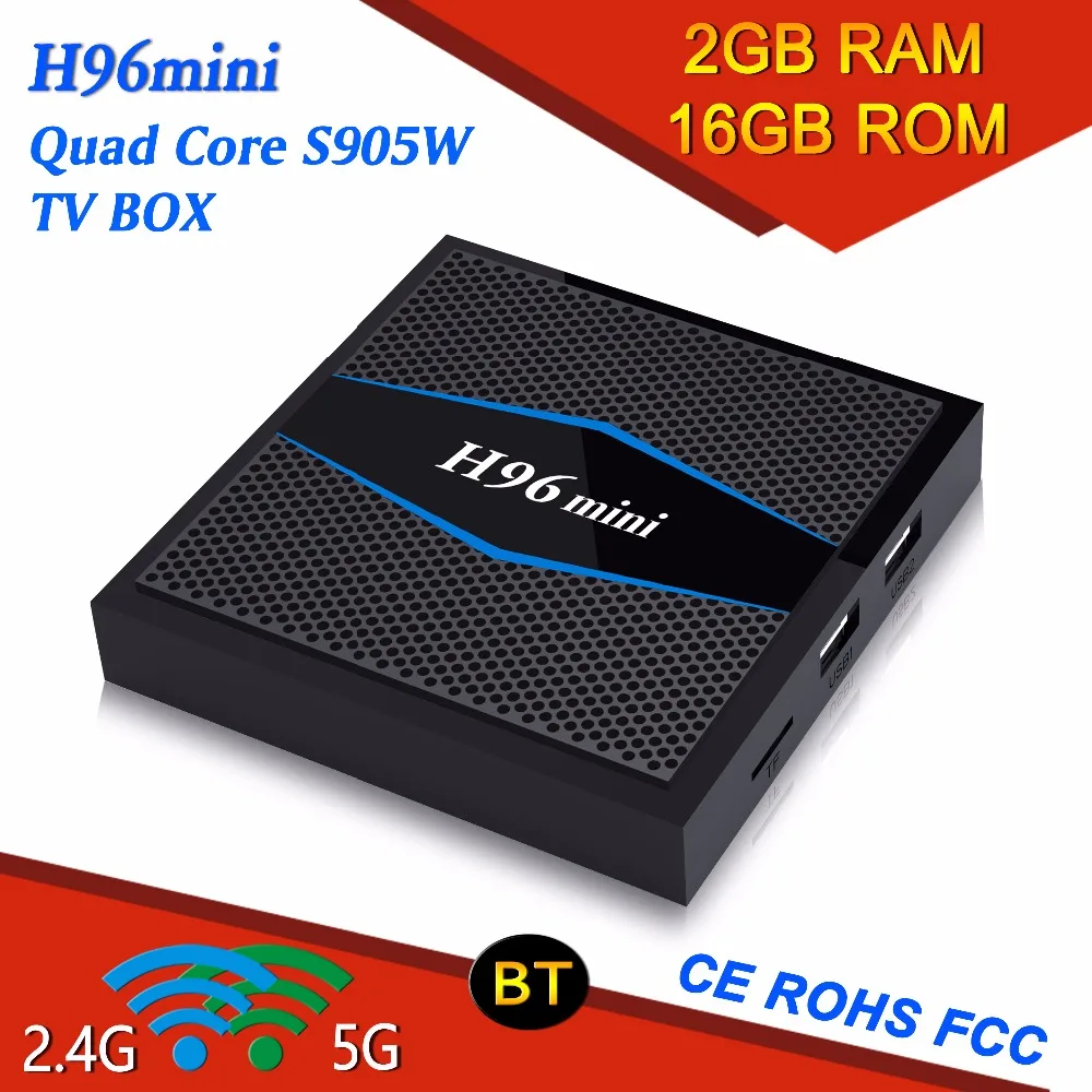 Qixi H96mini TV Box Amlogic S905W Quad Core ARM Cortex A53 Android 7.1