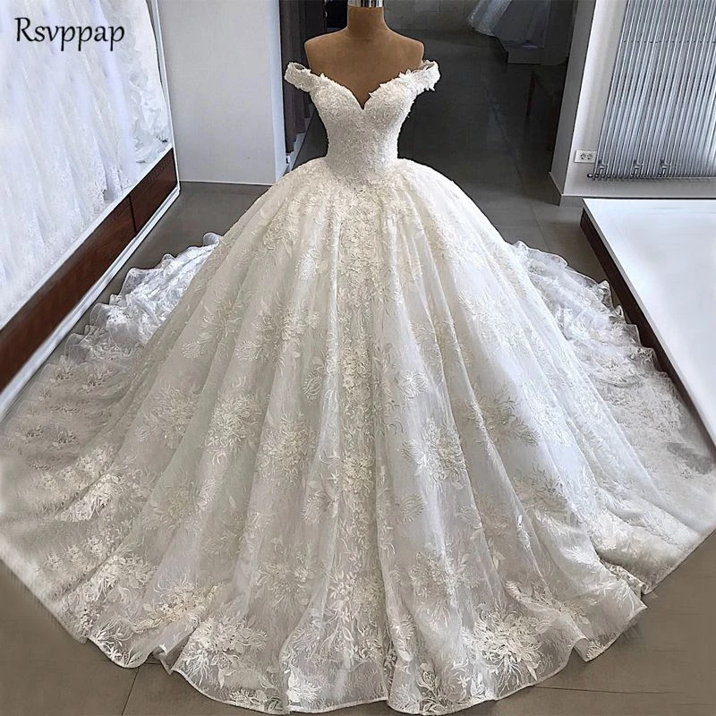 puffy ball gown wedding dresses