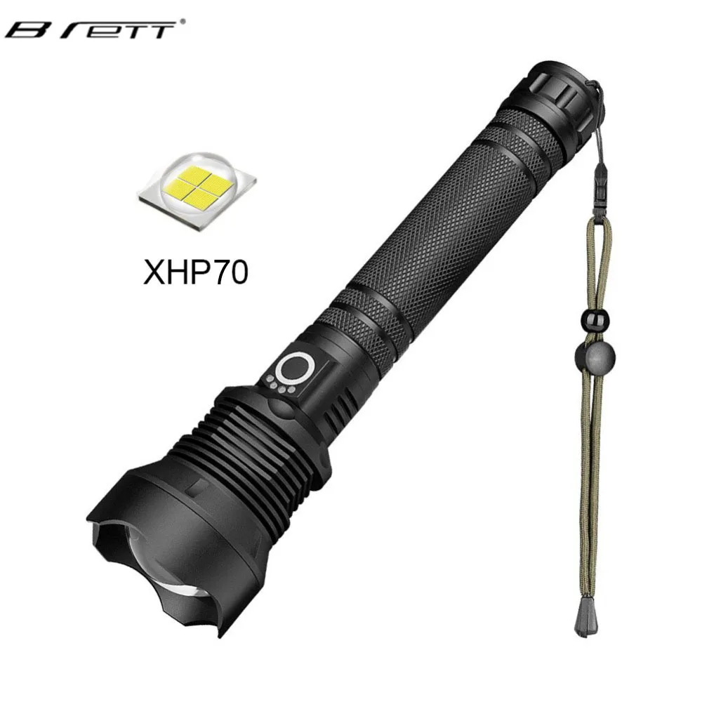 Новый светодиодный тактический фонарь CREE XHP50/XHP70 подсветка 3000 люмен