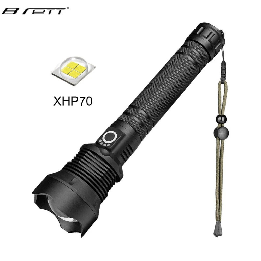 New Led Tactical Flashlight Cree Xhp50 /xhp70 Highlight 3000lumens ...
