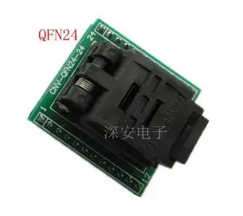 

Free shipping new programming socket QFN24/ MLF24 turn to DIP24 test holeder CNV-QFN24 4*4MM PITCH:0.5MM)