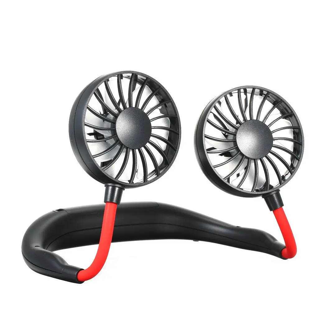 

Wearing Fans Mini USB Charging Fan Rechargeable Air Conditioner For Student Universal USB Gadgets For Home Office Travel