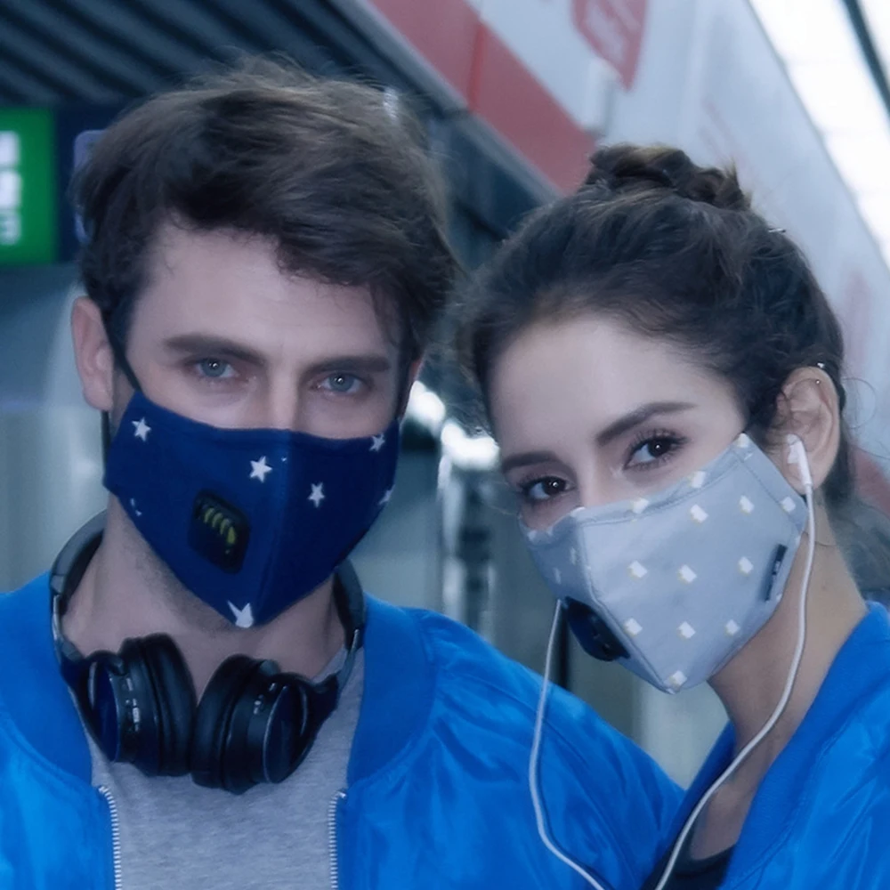 Корейская анти-маска PM2.5 для лица, противопылевая маска для рта, респиратор, маска с угольным фильтром, респиратор, черная маска для зимнего бега