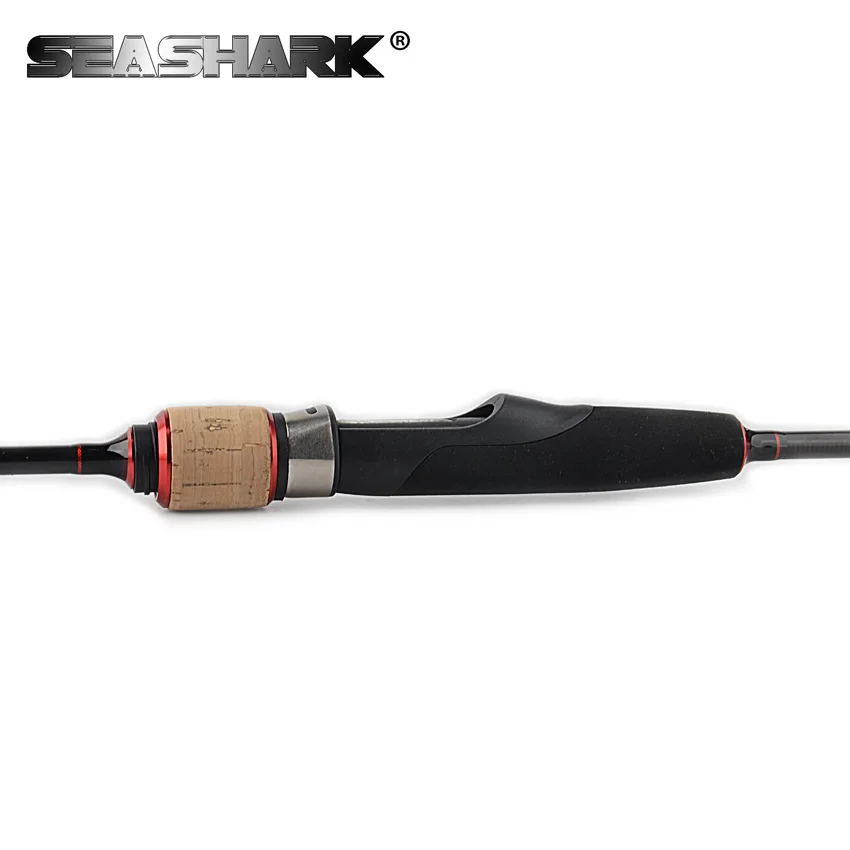 Seashark 1.91 м углерода ul спиннинг 2 раздела линии Вес 4 7lb приманки 1 6 г Baitcasting Рыбалка