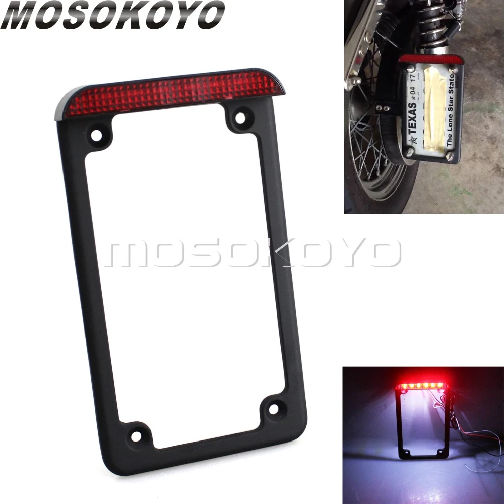 harley led license plate frame