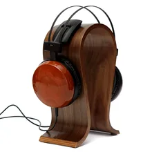 Alta Calidad Gaming Headset Auriculares de oído De Madera Natural en Forma de U Soporte Hanger Rack Titular de Soporte De Madera