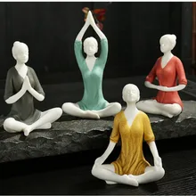 Йога кунгфу Девушка чайник с узорами глина фиолетовый; песок чай ПЭТ ручной работы керамические чайные принадлежности украшения дома ремесла чайные инструменты