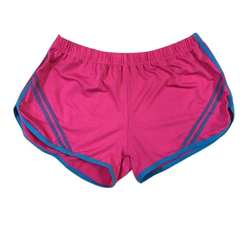 Новые женские шорты летние дышащии эластичные для талии фитнес шорты для бега - Цвет: M