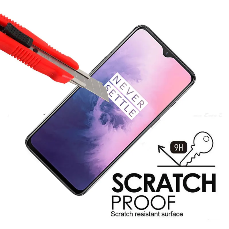 Закаленное стекло для oneplus 7 6 T стеклянная защитная пленка one plus экрана|Защитные