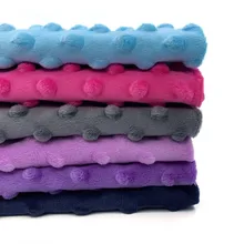 6 шт./лот, высокое качество,, мягкий полиэстер, Minky, плюшевая ткань 45x45 см, экологически чистое, супер мягкое Детское покрывало из ткани