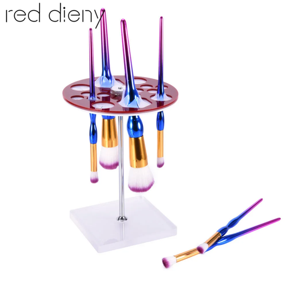Hot Acrylic Stand Makeup Brushes Holder Tree Drying Rack Cosmetic