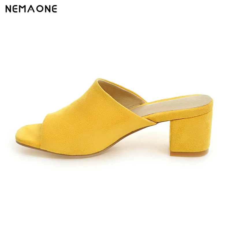 NEMAONE New fashion women sandals thick heel sandals casual summer shoes woman high heels women slippers size 33-43 цена NEMAONE New fashion women sandals thick heel sandals casual summer shoes woman high heels women slippers size 33-43 цены онлайн