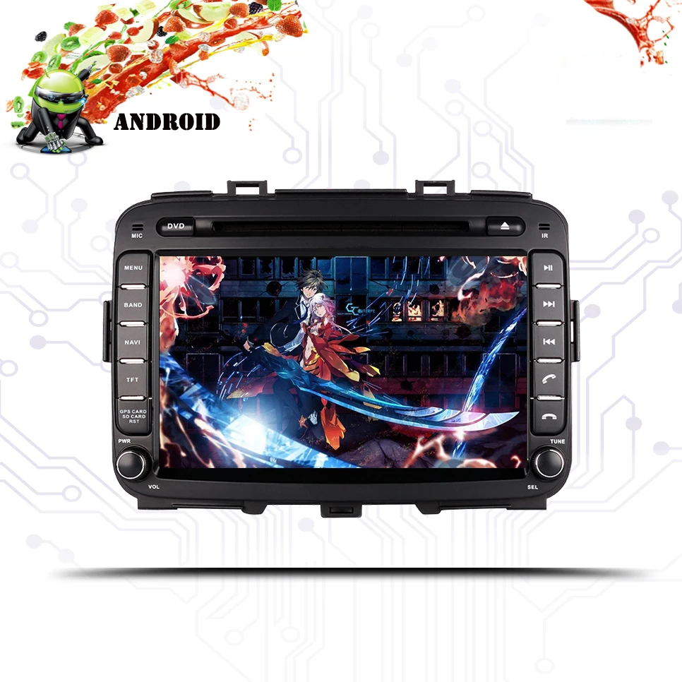 Clearance Car Multimedia Player Android 9.0 64G GPS 2 Din car dvd player for  Kia Carens 2013 2014 2015 2016 2017 2018 wifi car radio DSP 0