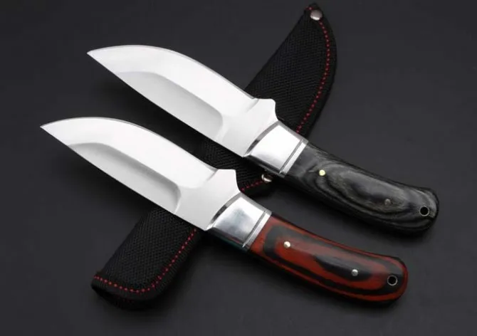 2 варианта! K91 охотничьи закрепленные ножи, 5Cr13Mov лезвие Цвет деревянной ручкой походный тактический нож, выживания Ножи