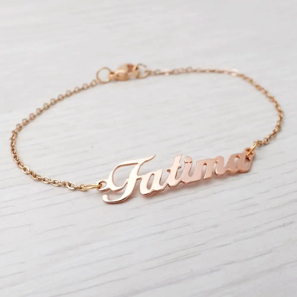 

Personalized Name Bracelet Custom Bracelet with Name Arabic Bracelet Gift for Her Christmas Gift Valentines Day Gift