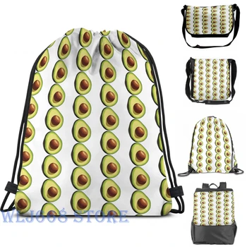 

Funny graphic print shoulder Bags women Avocado - Part 1 Single shoulder backpack travel for men Gym Bag