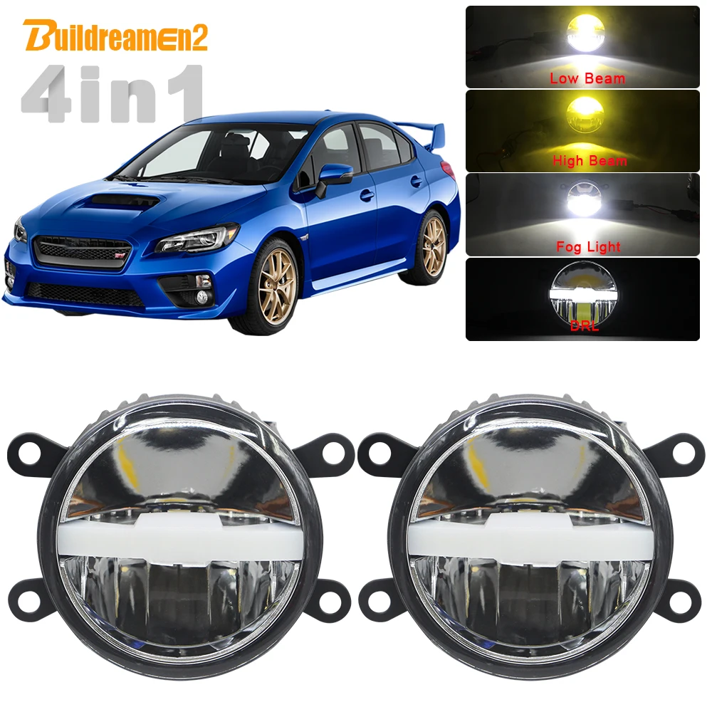 

30W H11 Car LED Headlight High Beam Low Beam Fog Light DRL All In One + Harness Wire 5000LM 12V For Subaru WRX STI 2015 2016