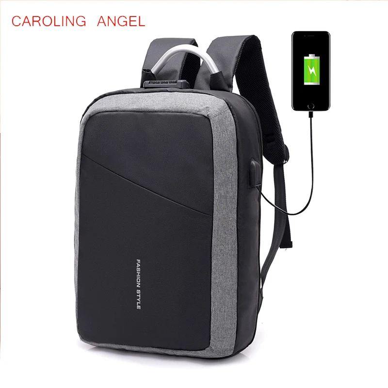 

USB Charge Anti Theft Backpack for Men 15 inch Laptop Mens Backpacks Fashion Travel duffel School Bags Bagpack sac a dos mochila