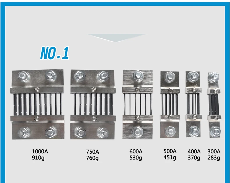 ELECALL 300-1000A 75mv Токовый Шунт для амперметра