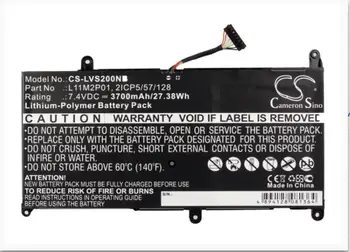 

Cameron Sino 3700mAh battery for LENOVO Ideapad S200 S206 2ICP5/57/128 L11M2P01 L11S2P01 Notebook, Laptop Battery