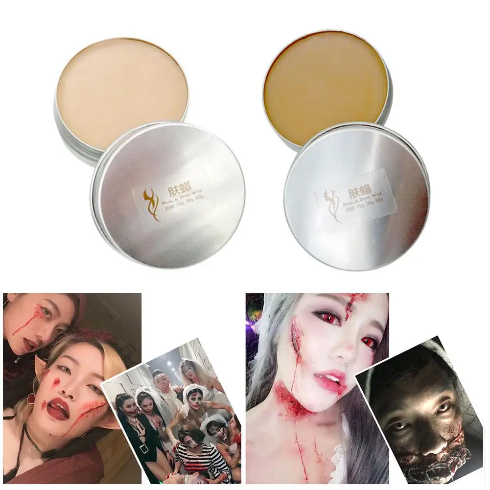 Halloween Makeup Face Painting Special Effects Stage Makeup Halloween Party Fake Wound Skin Wax