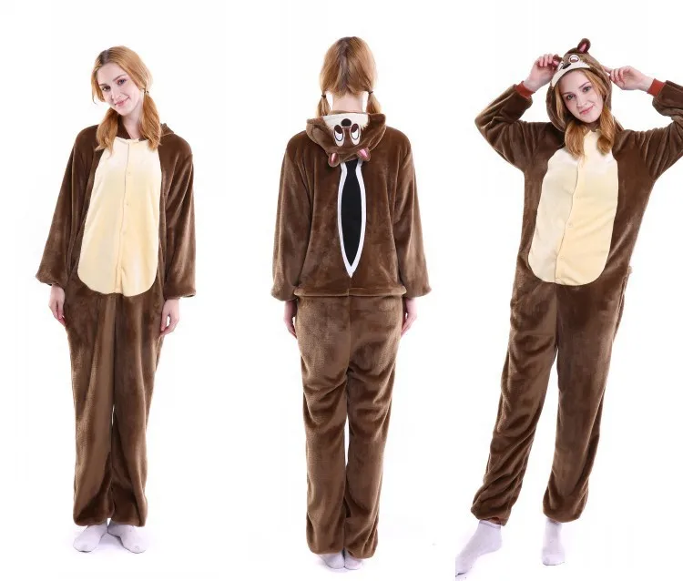 

2018 new style woman jumpsuits Rompers conjoined animal pajamas cartoon dinosau autumn winter clothes, suit for toliet