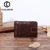 Hot Sale Genuine Leather Vintage Men's Brand Luxury Wallet Short Slim Male Purses Money Clip Credit Card Wallets for Men  PJ030 ► Photo 3/6